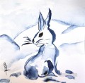 snow bunny beverley watercolor